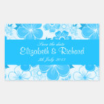 Cute blue flowers Sticker stickers