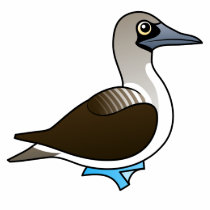 Cute Blue-footed Booby t-shirts