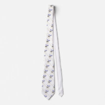Cute Blue Goth Crossbones ties