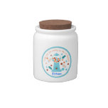 Cute Blue Gumball and candies Candy Jar