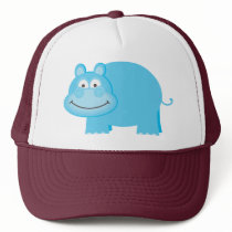 Cute Blue Hippo hats