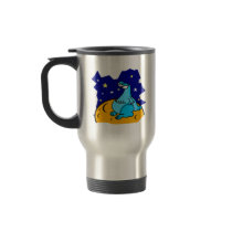Cute Blue Martian Coffee Mug