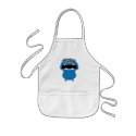 Cute blue monster aprons