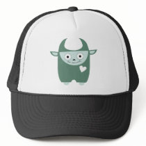 Cute Blue Monster hats by QueenHare Cute Blue Monster hats