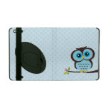 Cute Blue Owl iPad Cover
