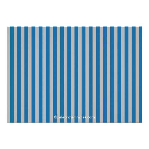 Cute Blue Robot Birthday Party Invitation