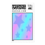 Cute Blue Stars Postage Stamps