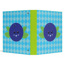 Cute Blueberry Binder