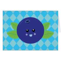 Cute Blueberry Cards