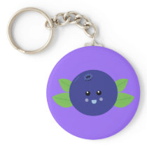 Cute Blueberry Key Chain