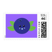 Cute Blueberry Stamp