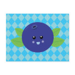 Cute Blueberry Post Cards