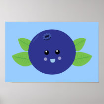 Cute Blueberry Print