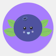 Cute Blueberry Stickers