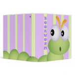 Cute BookWorm Notebook Binders