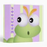 Cute BookWorm Notebook binders