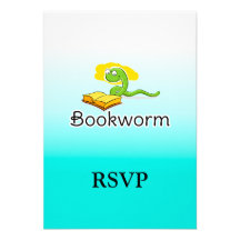 Cute Bookworm w/Glasses Announcements
