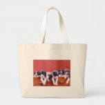 Cute Border Collie Puppies Tote Bag