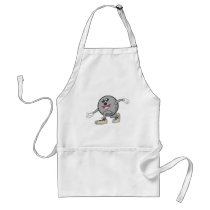 Cute Bowling Ball Player Aprons
