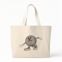 Cute Bowling Ball Player Canvas Bag