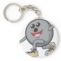 Cute Bowling Ball Player Key Chains
