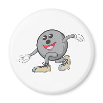 Cute Bowling Ball Player Magnet