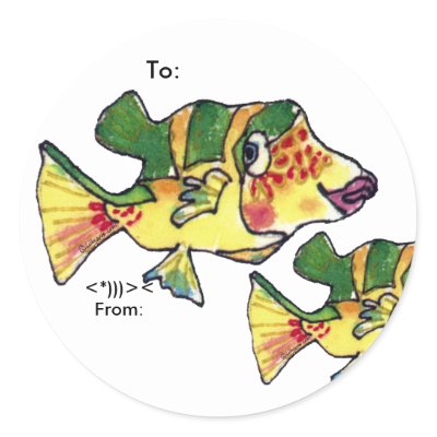 funny fish names. Cute Boxfish Cartoon Fish