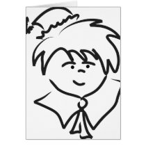 Cute Boy elf cards
