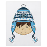 Cute Boy in Bobble Hat Flyer