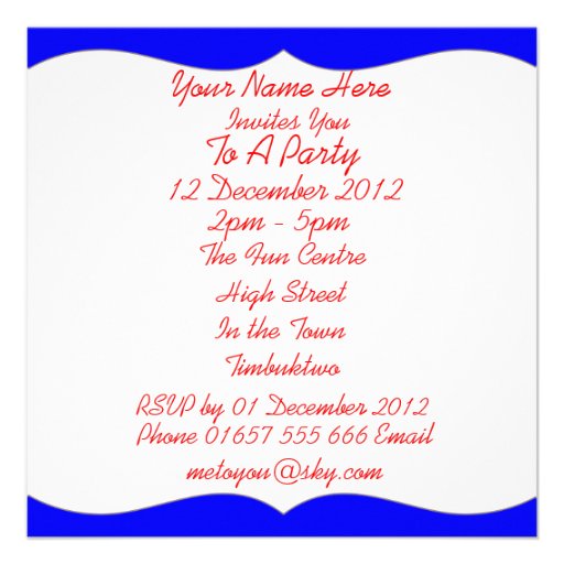 Cute Boys Cars Themed Party Invitation