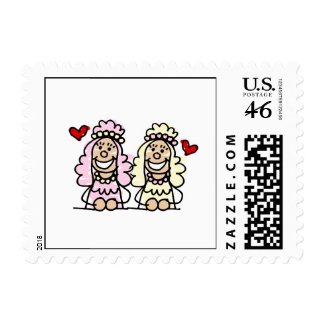 Cute Brides stamp