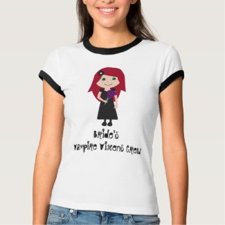 Cute Bride's Vampire Vixens Crew Bachelorette shirt