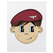 Cute British Red Beret Flyer