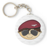 Cute British Red Beret Keychain