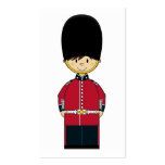 Cute British Royal Guard Bookmark Business Cards