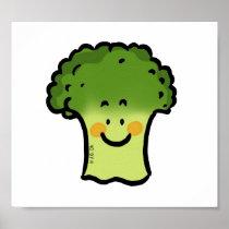 Cute broccoli print