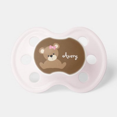Cute Brown Bear BooginHead Pacifier