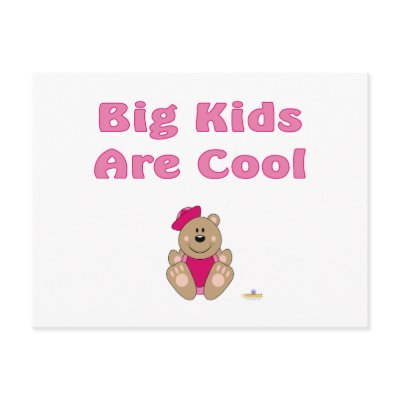 Cute Brown Bear Pink Sailor Hat Big Kids Are Cool Post Cards by animalacres