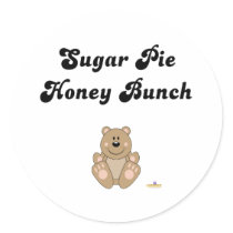 Cute Brown Bear Sugar Pie Honey Bunch stickers