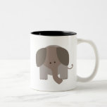 Cute Brown Elephant Coffee Mugs
