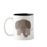 Cute Brown Elephant mugs