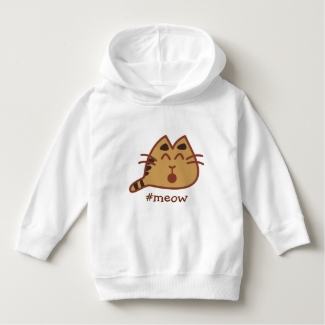Cute Brown Kawaii Meowing Cat #meow