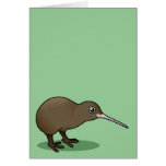 Cute Brown Kiwi from New Zealand Cards