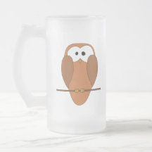 Cute Brown Owl Mugs