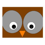 Cute Brown Owl Post Card