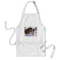 Cute brown pony aprons by KanweieneaKreations Cute brown pony aprons