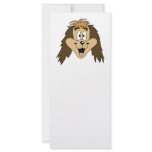 Cute Brown Shaggy Dog. rack cards