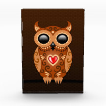 Cute Brown Sugar Owl Awards