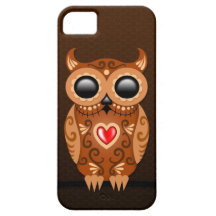Cute Brown Sugar Owl iPhone 5 Covers