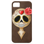 Cute Brown Sugar Skull Case For The iPhone 5